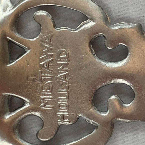 Antique Metawa Holland Pewter Porridge/Soup Bowl - Picture 3 of 3